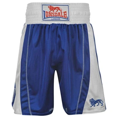 Image of Lonsdale Men&#039;s Performance Trunk Shorts Blue/White, Large