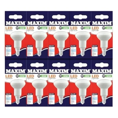 Image of Maxim LED R50 Small Edison Screw (Daylight White) 4watt (30watt) 320 Lumen (Pack 10) 30MLR50SESDL5X10