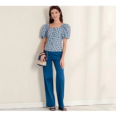 Image of New Look Sewing Pattern N6678 Misses&#039; Top and Trousers, White