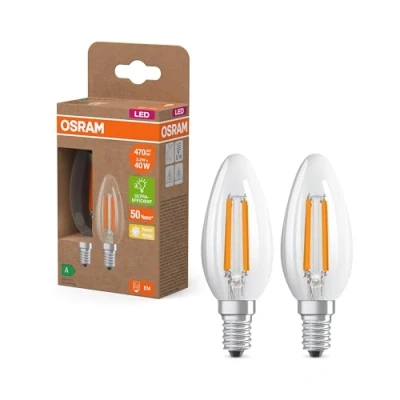 Image of OSRAM LED candle Filament E14 2,2W 2700K 470lm 2 pack