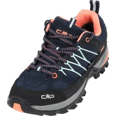 Image of CMP Women&#039;s Rigel Low Rise Hiking Boots, Blue B Giada Peach 92ad, 6 UK