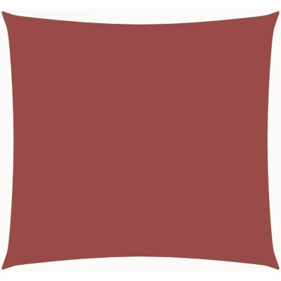 Image of vidaXL Sunshade Sail Oxford Fabric Square 2x2 m Terracotta