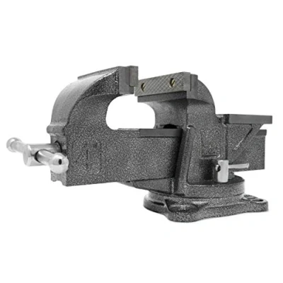 Image of WEN Bench Vise, 4 Inch, Cast Iron with Swivel Base
