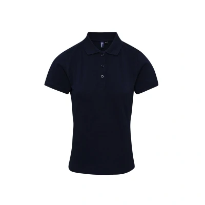 Image of Premier Womens/Ladies Coolchecker Plus Polo Shirt (Navy) Size Small