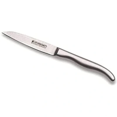 Image of Le Creuset Paring Knife, 9 cm Smooth Damascus Steel Blade, Stainless Steel, Silver, 98000109000100