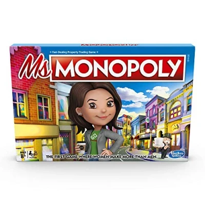 Image of MS. Monopoly Board Game; First Game Where Women Make More Than Men; Features Inventions By Women; for Families and Kids Ages 8 up