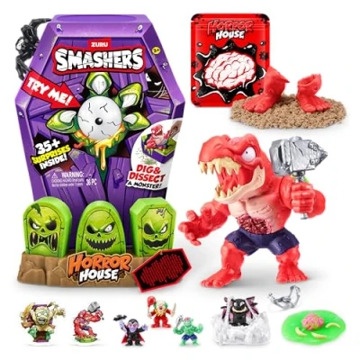 Image of Smashers Mega Horror House (Zombie Rex) by ZURU, Interactive Toy, Collectable Toy for Kids and Teens