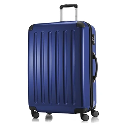 Image of HAUPTSTADTKOFFER Alex Luggage Suitcase Hardside Spinner Trolley 4 Wheel Expandable, 75cm, TSA, dark blue