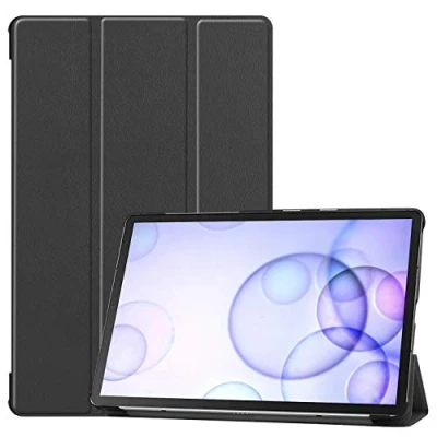Image of Samsung Galaxy Tab S6 10.5 Case, Ultra Slim Light Smart Leather Case with Auto Wake/Sleep Function,Flip Premium Shell Protective Cover for 2019 Inch SM T860/T865,Black