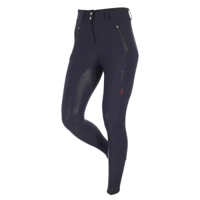 Image of LeMieux Drytex Waterproof Womens Full Seat Breeches Navy Blue 10