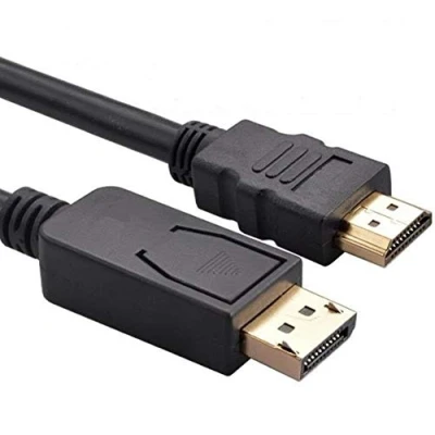 Image of Multibao DisplayPort DP Display Port to HDMI Male Plug Display/Monitor/TV Cable Lead (3M)