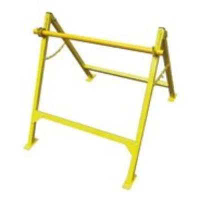 Image of Zexum A Frame Universal Cable Drum Dispenser De reeling Carrier Stand
