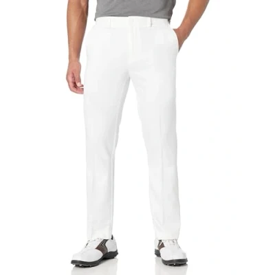 Image of PGA TOUR Men&#039;s Flat Front Golf Pant with Expandable Waistband, Bright White, 36W x 32L