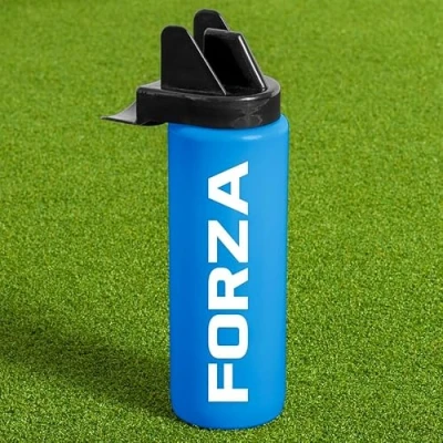 Image of FORZA 1L Team Hygiene Water Bottles BPA Free Sports with Contactless Nozzle Ideal for Teams (Blue, Pack of 20)