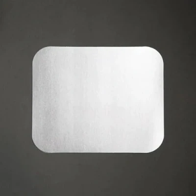 Image of Fiesta Green Waxed Lids for Medium Foil Containers (Pack of 500), White, Fits DA086 (Sold Separately), Safe Use With Dishes up to 220C, DA087