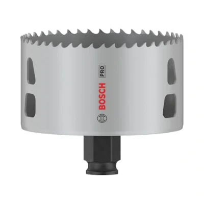 Image of Bosch 1x PRO Multi Material Power Change Plus Hole Saw (for Softwood, Drywall, Ø 86 mm, Professional Accessory Rotary Drill/Drivers)