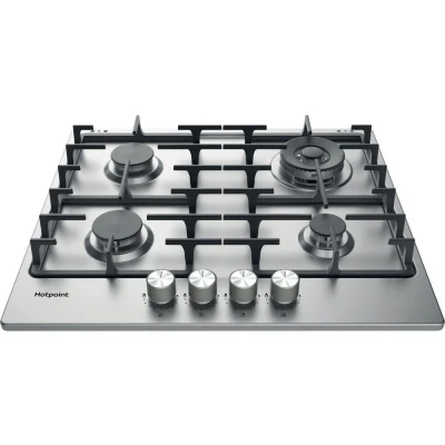 Image of Hotpoint PPH 60G DF IX UK Silver Built in 60 cm Gas 4 zone(s)