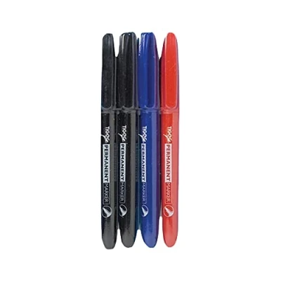 Image of Tiger Pack of 4 Bullet Tip Permenant Markers