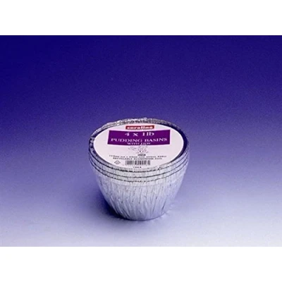 Image of FOIL Pudding BASINS 1LB PK4 1044
