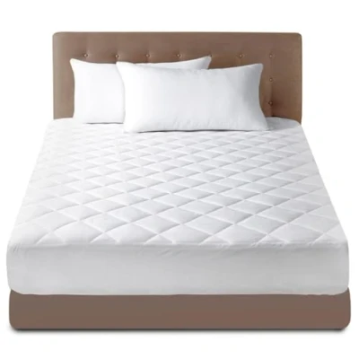 Image of GC GAVENO CAVAILIA King Size Mattress Protector 40cm Deep Breathable Fitted Cover (150 x 200 Cm) Anti Allergic Bed White