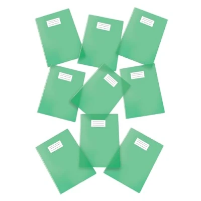 Image of Pack of 25 Maxi Cover/Notebook Cover, Colored, Transparent, f.to A4 Green