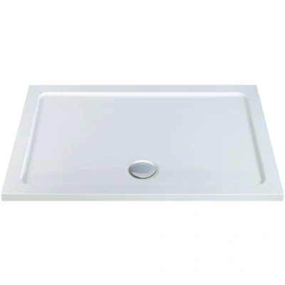 Image of MX Low Profile 1700 x 800mm Stone Resin Shower Tray with Waste MXEL1780