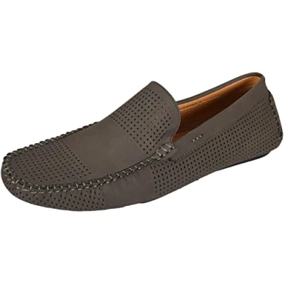 Image of BRAVE SOUL Mens Casual Slip on Loafer Boat Deck Moccasin Driving Shoe Size 7 Khaki