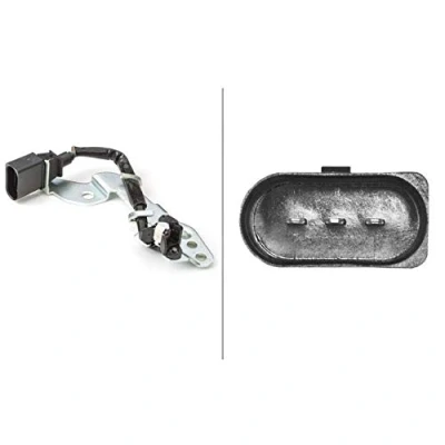 Image of 06A905161B, 06A905161C Sensors HELLA 6PU 009 121 561 Hall Sensor VOLKSWAGEN: Golf 4, Polo IV Hatchback, Transporter 5, SKODA: Fabia I Hatchback