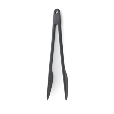 Image of Brabantia 122842 Tasty+ Kitchen Tongs Plus Tweezers, Granite Grey