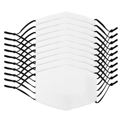 Image of MonsterShop 10 Sublimation Face Masks Clam 38cm Heat Press &amp; Eco Tank Printer