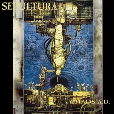 Image of Sepultura Chaos A.D. 180g 1993 UK 2 LP vinyl set 081227934248