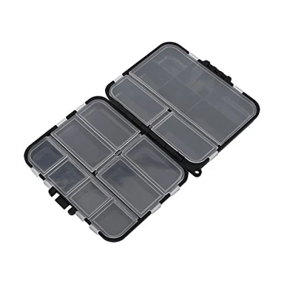 Image of Fishing Tackle Boxes, Plastic Storage Box Lure with 26 Individual Compartments for Necessary Tool