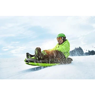 Image of Netsportique Sledge with steering wheel: the model in Europe! for children and adults! 50% of components are entirely made recycled plastic!