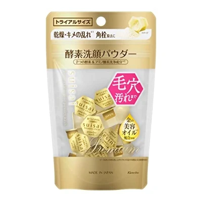 Image of Kanebo Suisai Beauty Clear Gold Powder Wash Enzyme Face 0.4g 15 pieces