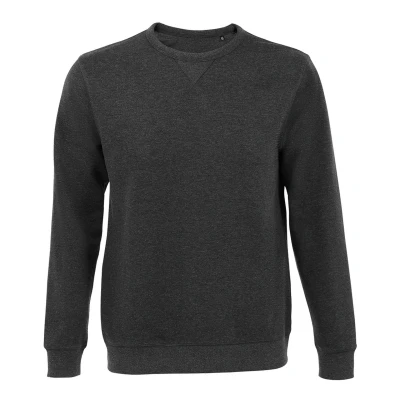 Image of SOLS Unisex Adults Sully Sweatshirt (Charcoal Marl) Size X Small