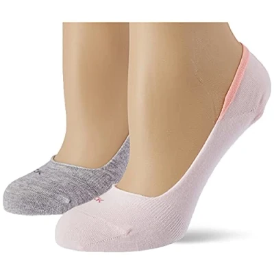 Image of Calvin Klein Women&#039;s Low Cut Footie, Pink, 39/42 (Pack of 2)