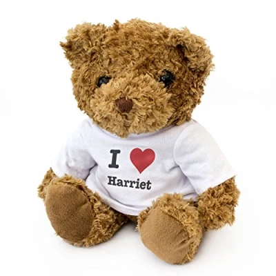 Image of NEW I LOVE HARRIET Teddy Bear Cute And Cuddly Gift Present Birthday Xmas Valentine