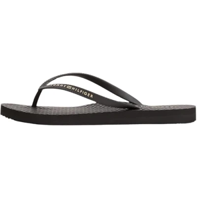 Image of Tommy Hilfiger Pool shoes, Women&#039;s, Size: 7.5, Black shoes