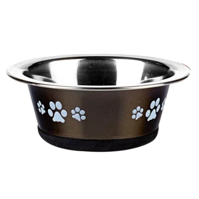 Image of Classic Pet Products Posh Paws Cat Dish, 240 ml, Graphite