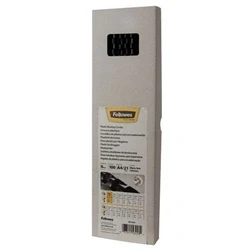 Image of Fellowes (6mm) A4 Plastic Binding Combs (Black) 1 x Pack 5345307
