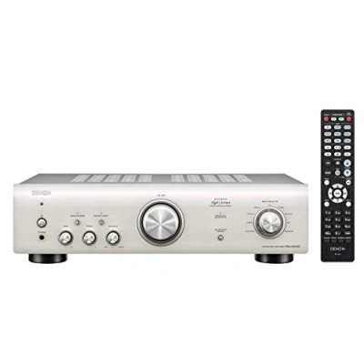 Image of Denon PMA600NE HiFi Amplifier, Power Amplifier with Bluetooth, Phono Equalizer, 1x Coaxial &amp; 2x Optical Inputs, Subwoofer Output, Analog Mode, Music Streaming Silver