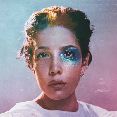 Image of Halsey Manic Clear Milky vinyl 2020 UK LP 00602508243646