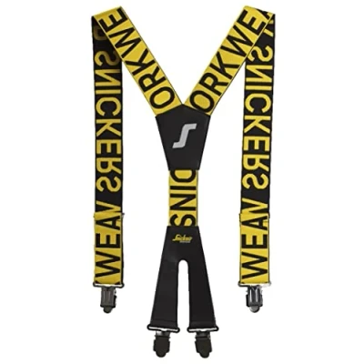 Image of Snickers Logo Braces Yellow/Black