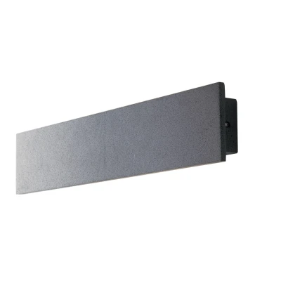 Image of Parker Outdoor Built In LED Flush Wall Lamp, Grey, IP65, 4000K