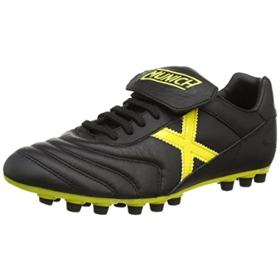 Image of Munich Men&#039;s Mundial Boots Black/Yellow, Size 7