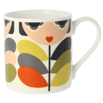 Image of Orla Kiely Lady Stem Quite Big Mug