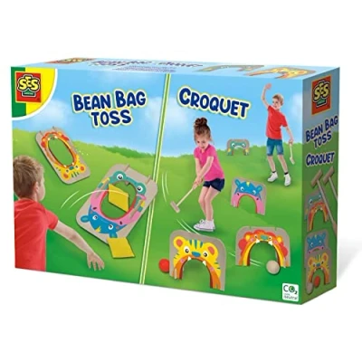 Image of SES Creative 02293 Croquet and Bean Bag toss, Medium