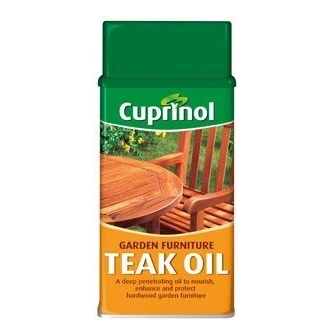 Image of Cuprinol Teak Garden Furniture Oil 1 Litre