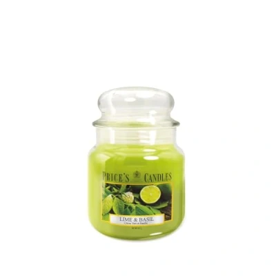 Image of Prices Fragrance Collection Lime / Basil Medium Jar Candle