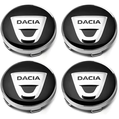 Image of 4 Pcs Hub Centre Caps for Dacia Duster 56MM,Wheel Covers,Wheel Center Cover,Wheel Cap Kit, Cap,Car Tyre Protect,Auto Accessories,A